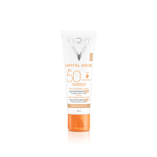 Színezett napvédő krém barna foltok ellen SPF 50+ - termék kép