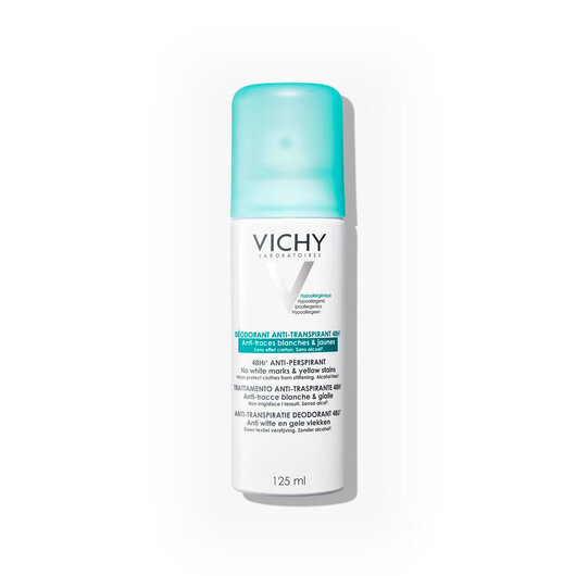 Izzadságszabályozó dezodor spray, amely nem hagy sárga és fehér foltokat - termék kép